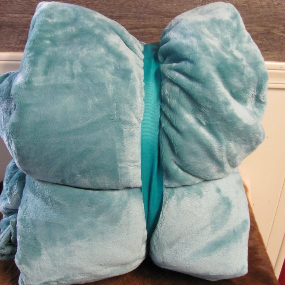 GL  GOLDEN LINEN  FLANNEL/VELOUR BLANKET/THROW NIP - Picture 8 of 8